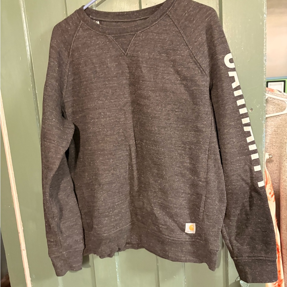 Carhartt Men's Dark Gray Crewneck Sweater